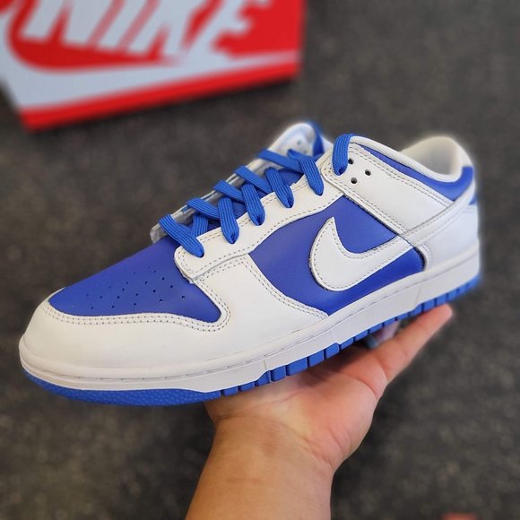 Nike Dunk Low Racer Blue and White Reverse Kentucky - Men's Sz 10.5 DD1391-401 - Picture 8 of 8